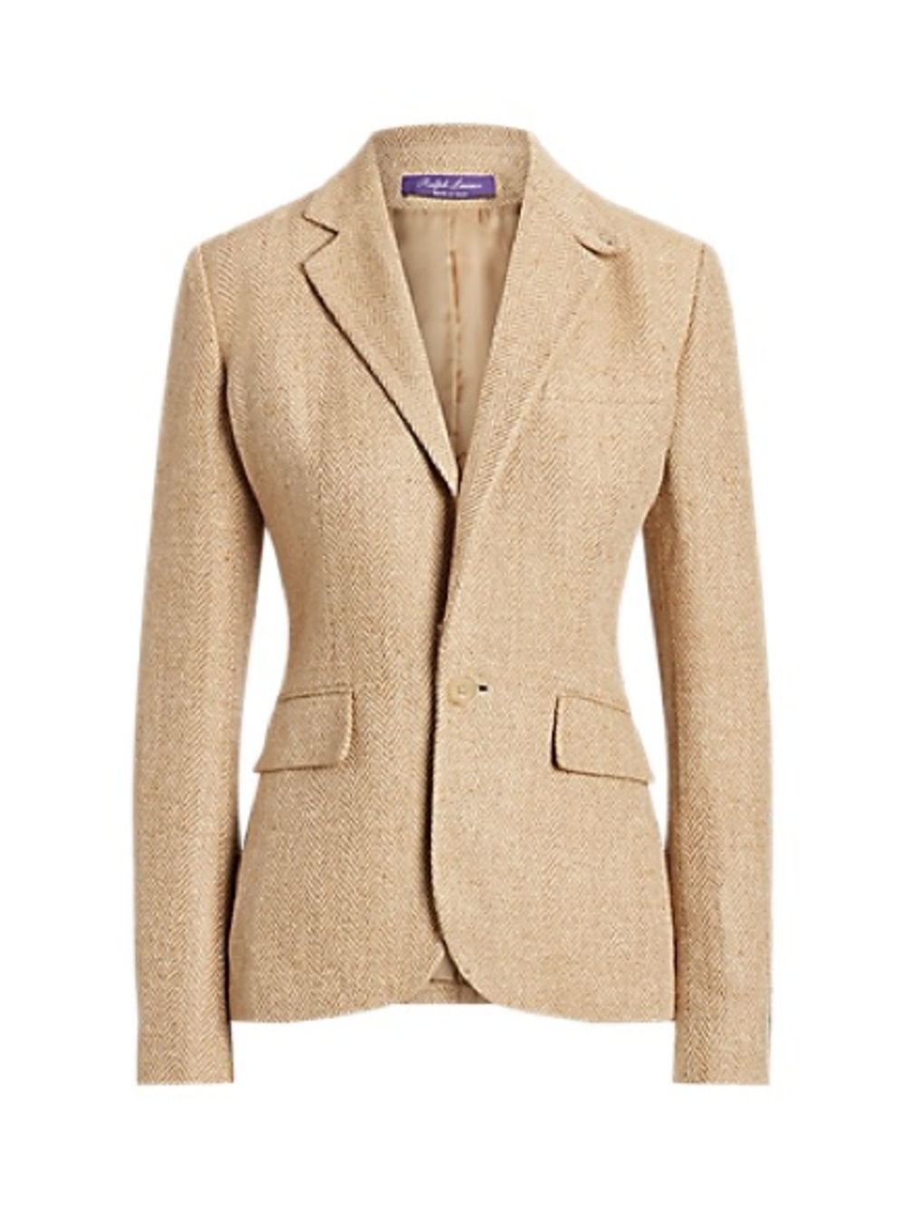 Ralph Lauren Collection Silk Linen Tweed Blazer